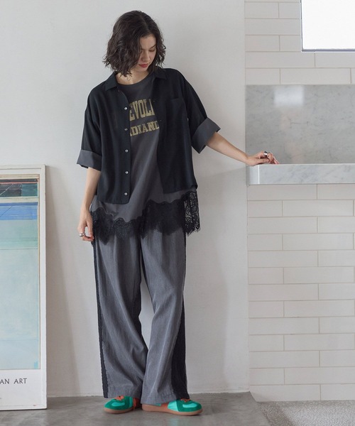 niko and...(ニコアンド)の「サイドレースデニムパンツ(デニムパンツ・レディース・インディゴブルー/グレー/ライトブルー・LARGE/MEDIUM)」の20枚目の写真