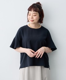 【anyfee×HINAコラボ】サマラクすっきりフレアチューリップスリーブブラウス《大きいサイズ》(2026SS)