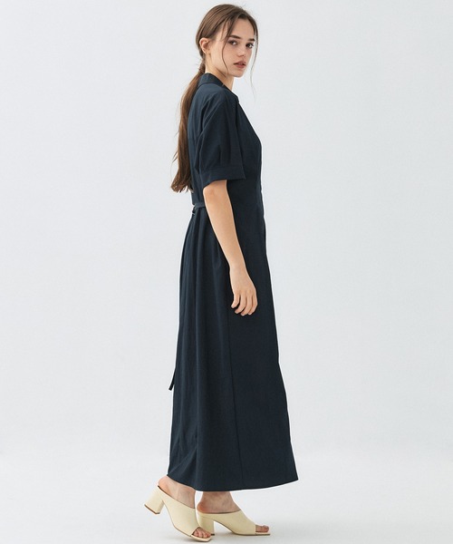 PUBLIC TOKYO（パブリックトウキョウ）の「タックスリーブシャツワンピ（Tシャツ/カットソー・レディース・アイボリー・1）」の12枚目の写真