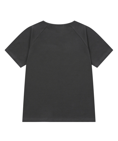 MUCENT(ムセント)の「マルティハートカモナグラン半袖Tシャツ(3カラー)(Tシャツ/カットソー・レディース・ホワイト/チャコールグレー/ブラック・FREE)」の9枚目の写真
