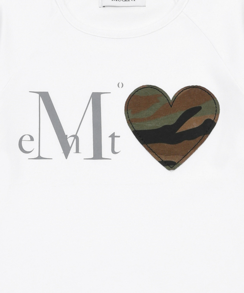 MUCENT(ムセント)の「マルティハートカモナグラン半袖Tシャツ(3カラー)(Tシャツ/カットソー・レディース・ホワイト/チャコールグレー/ブラック・FREE)」の12枚目の写真