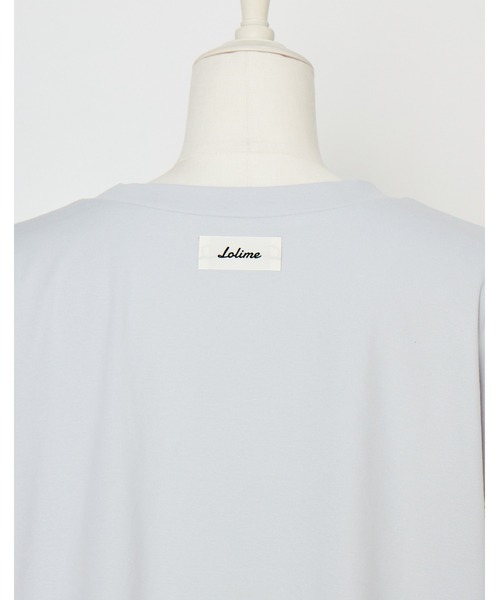 Lolime by mellfy memory(ロリミー バイ メルフィーメモリー)の「floral patchwork T-shirts(Tシャツ/カットソー・レディース・ブルー/ピンク・FREE)」の20枚目の写真