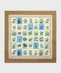 Paul Smith | ウィメンズ "Garden stamp" スクエアスカーフ / 265636 250BG(ストール/ショール)