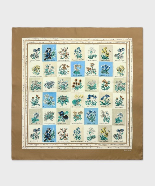Paul Smith(ポールスミス)の「ウィメンズ "Garden stamp" スクエアスカーフ / 265636 250BG(ストール/ショール・レディース・ベージュ・FREE)」の1枚目の写真