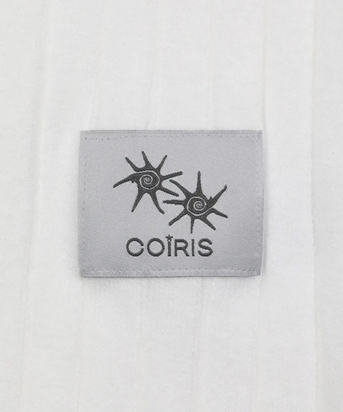 COIRIS(コイリス)の「COIRIS/ボタンヘンリーリブロングスリーブ(Tシャツ/カットソー・レディース・ベージュ/ホワイト/ブラック・FREE)」の6枚目の写真