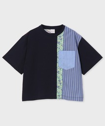 Paul Smith | ウィメンズ "Floral Patchwork" ミックスアップ 半袖Tシャツ / 265126 J287(Tシャツ/カットソー)