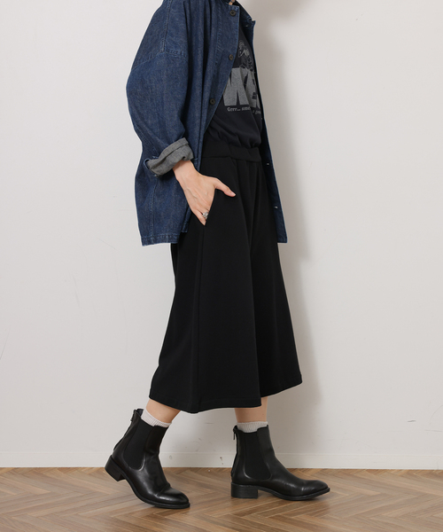 JOURNAL STANDARD LUXE(ジャーナルスタンダード ラックス)の「《追加》ウラケ ハーフパンツ(その他パンツ・レディース・ブラック・FREE)」の2枚目の写真