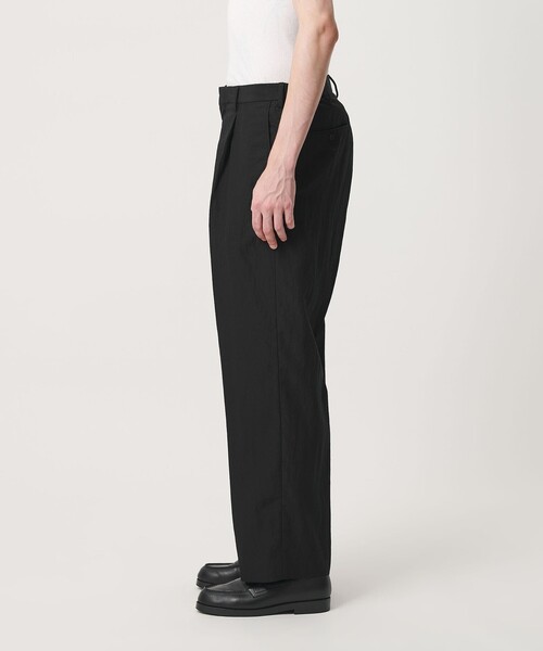 BEAUTY&YOUTH UNITED ARROWS(ビューティーアンドユースユナイテッドアローズ)の「エアリー リンクル 1プリーツ テーパード パンツ NO.9(その他パンツ・メンズ・ブラック/ダークグレー・XL/S/M/L)」の20枚目の写真