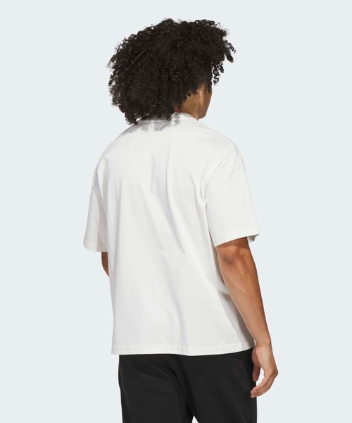 adidas（アディダス）の「アンソニー・エドワーズ 半袖Tシャツ / アディダス adidas（Tシャツ/カットソー・メンズ・ホワイト・XX-LARGE/3XL/LARGE/MEDIUM/SMALL/X-LARGE/X-SMALL）」の2枚目の写真