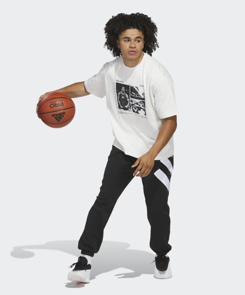 adidas（アディダス）の「アンソニー・エドワーズ 半袖Tシャツ / アディダス adidas（Tシャツ/カットソー・メンズ・ホワイト・XX-LARGE/3XL/LARGE/MEDIUM/SMALL/X-LARGE/X-SMALL）」の3枚目の写真