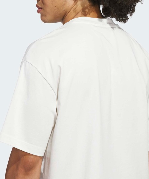 adidas（アディダス）の「アンソニー・エドワーズ 半袖Tシャツ / アディダス adidas（Tシャツ/カットソー・メンズ・ホワイト・XX-LARGE/3XL/LARGE/MEDIUM/SMALL/X-LARGE/X-SMALL）」の6枚目の写真