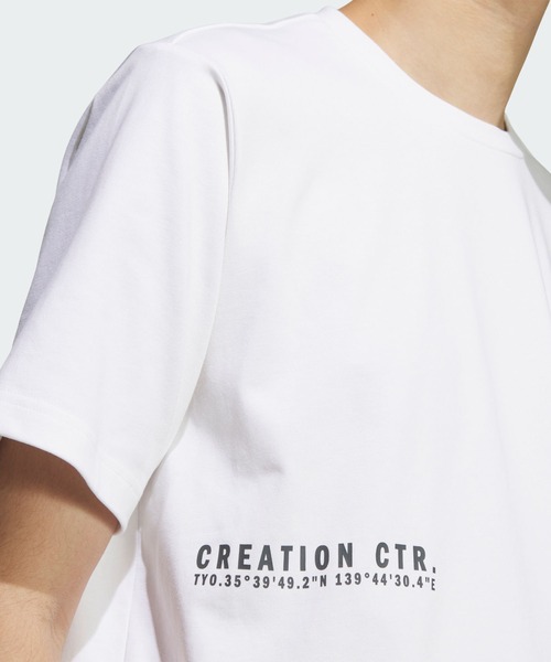 adidas(アディダス)の「ブランドラブ ルーズフィット ヘビー シングルジャージー半袖Tシャツ / アディダス adidas(Tシャツ/カットソー・メンズ・ホワイト・XX-LARGE/3XL/LARGE/MEDIUM/SMALL/X-LARGE/X-SMALL)」の4枚目の写真