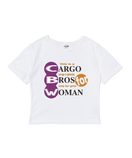 CARGOBROS FOR WOMAN(カーゴブロスフォーウィメン)の「カーゴウィメンズショート半袖Tシャツ(ホワイト)(Tシャツ/カットソー・レディース・その他・FREE)」の1枚目の写真