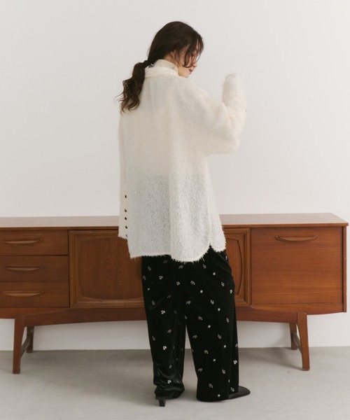 ORDENA(オルディナ)の「ベロア刺繍イージーパンツ(その他パンツ・レディース・ブラック/ブルー/ブラウン・FREE)」の10枚目の写真