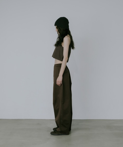 lit（リット）の「Linen Cropped Camisole（キャミソール・レディース・ブラック/モカ/ベージュ・FREE）」の8枚目の写真