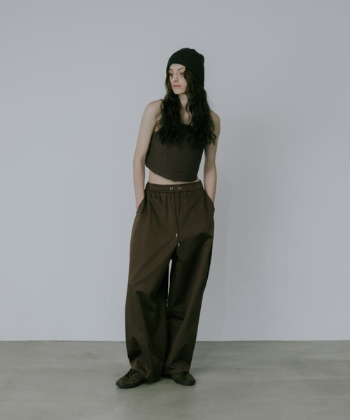 lit（リット）の「Linen Cropped Camisole（キャミソール・レディース・ブラック/モカ/ベージュ・FREE）」の7枚目の写真