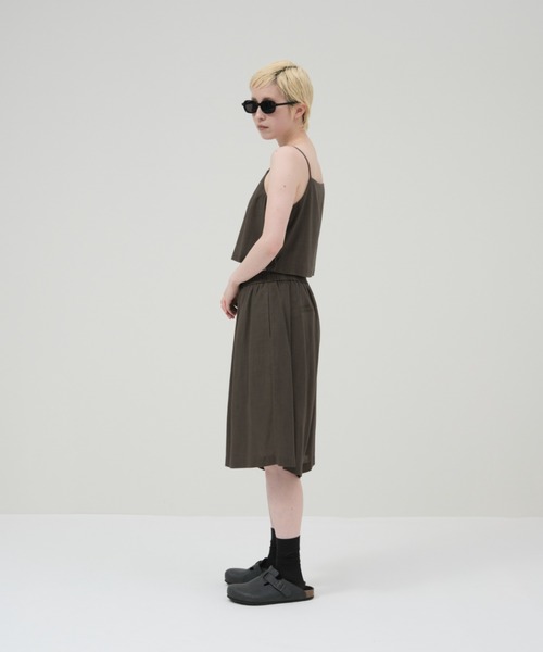 lit（リット）の「Linen Cropped Camisole（キャミソール・レディース・ブラック/モカ/ベージュ・FREE）」の19枚目の写真