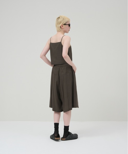 lit（リット）の「Linen Cropped Camisole（キャミソール・レディース・ブラック/モカ/ベージュ・FREE）」の20枚目の写真