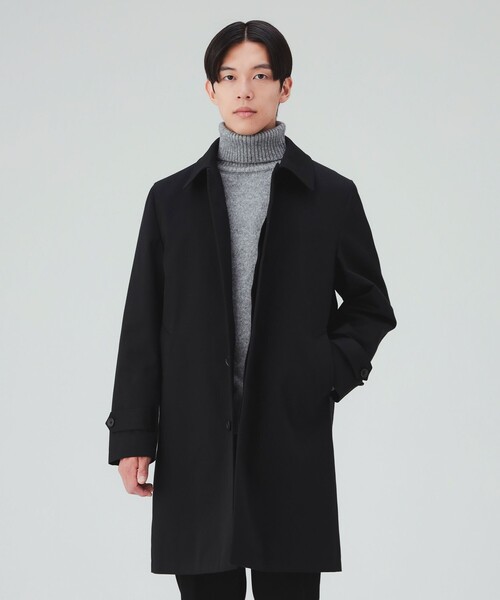 BEAMS HEART(ビームスハート)の「【2WAY】撥水 ギャバジン ライナー付き ステンカラーコート(ステンカラーコート・メンズ・ブラック/ネイビー・SMALL/MEDIUM/LARGE/X-LARGE)」の5枚目の写真