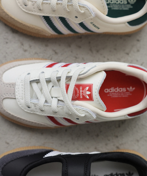 IENA ENFANT(イエナアンファン)の「【ADIDAS/アディダス】SAMBA OG CF EL I baby(13-16cm)(スニーカー・キッズ・グリーン/レッド・14/16/15 /13)」の12枚目の写真