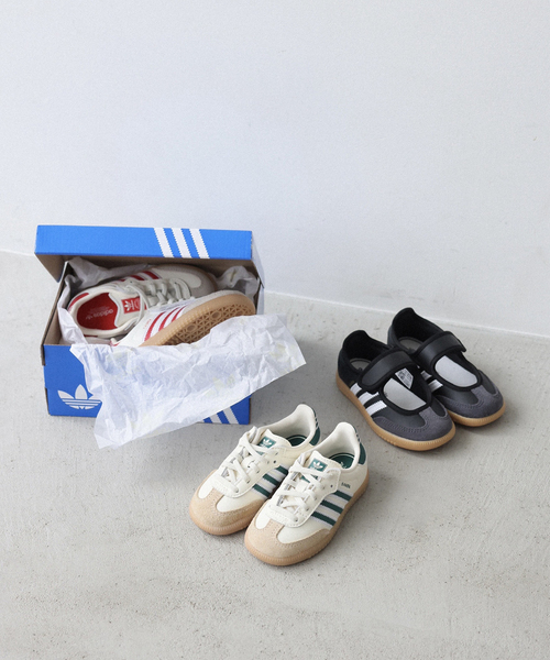 IENA ENFANT(イエナアンファン)の「【ADIDAS/アディダス】SAMBA OG CF EL I baby(13-16cm)(スニーカー・キッズ・グリーン/レッド・14/16/15 /13)」の13枚目の写真