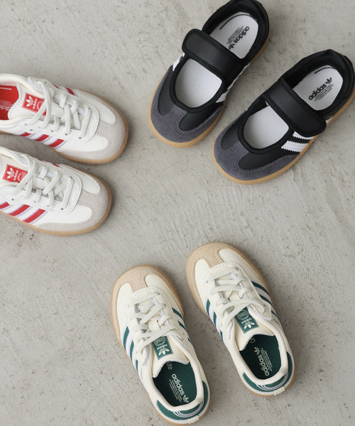 IENA ENFANT(イエナアンファン)の「【ADIDAS/アディダス】SAMBA OG CF EL I baby(13-16cm)(スニーカー・キッズ・グリーン/レッド・14/16/15 /13)」の14枚目の写真