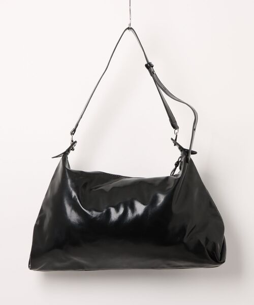 Burner（バーナー）の「【Leathen Leather（レーセンレザー）】ポリエステル ショルダーバッグ lea-shbag-14-43【RBTS】（ショルダーバッグ・メンズ・ブラック・FREE）」の2枚目の写真