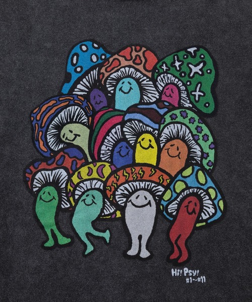 go slow caravan(ゴースローキャラバン)の「RAY綿 G/D Hi!Psy! TEE(Tシャツ/カットソー・メンズ・ブラック系その他2/イエロー・MEDIUM/LARGE/X-LARGE)」の4枚目の写真