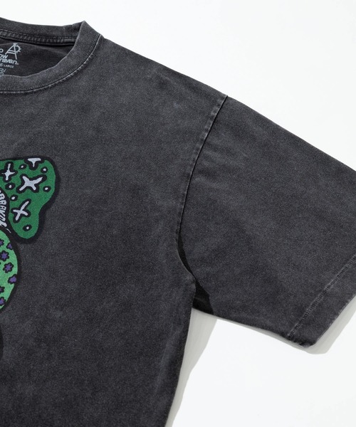 go slow caravan(ゴースローキャラバン)の「RAY綿 G/D Hi!Psy! TEE(Tシャツ/カットソー・メンズ・ブラック系その他2/イエロー・MEDIUM/LARGE/X-LARGE)」の5枚目の写真