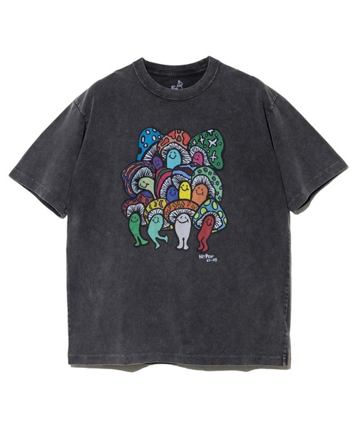 go slow caravan(ゴースローキャラバン)の「RAY綿 G/D Hi!Psy! TEE(Tシャツ/カットソー・メンズ・ブラック系その他2/イエロー・MEDIUM/LARGE/X-LARGE)」の8枚目の写真