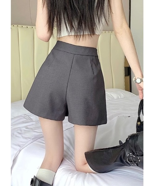 SALTMINT(ソルトミント)の「プリーツミニスカパン(その他パンツ・レディース・ブラック/グレー・FREE)」の4枚目の写真