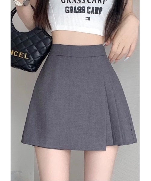 SALTMINT(ソルトミント)の「プリーツミニスカパン(その他パンツ・レディース・ブラック/グレー・FREE)」の5枚目の写真