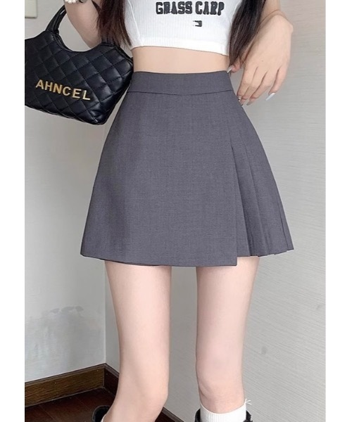 SALTMINT(ソルトミント)の「プリーツミニスカパン(その他パンツ・レディース・ブラック/グレー・FREE)」の7枚目の写真