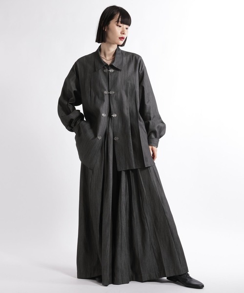HARE(ハレ)の「【SET UP対応】プレミアムファブリックYOSEワイドパンツ(HARE)(その他パンツ・メンズ・グレー系その他3・SMALL/MEDIUM)」の3枚目の写真