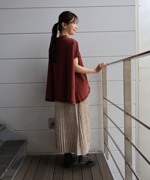 etre relie(エトレリー)の「ドットプリーツスカート(スカート・レディース・ブラック系その他/ベージュ系その他・MEDIUM)」の13枚目の写真
