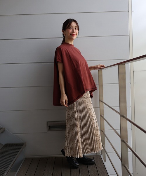 etre relie(エトレリー)の「ドットプリーツスカート(スカート・レディース・ブラック系その他/ベージュ系その他・MEDIUM)」の15枚目の写真