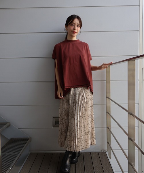 etre relie(エトレリー)の「ドットプリーツスカート(スカート・レディース・ブラック系その他/ベージュ系その他・MEDIUM)」の16枚目の写真