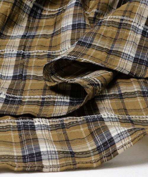URBAN RESEARCH Sonny Label(アーバンリサーチサニーレーベル)の「チェックフーデッドシャツ(シャツ/ブラウス・メンズ・グリーン系その他/ブラウン系その他・MEDIUM/LARGE)」の5枚目の写真