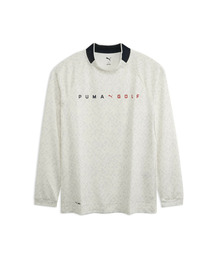 PUMA プーマ メンズ ゴルフ FOG グラフィック モックネック 長袖 シャツ