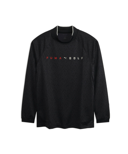 PUMA(プーマ)の「PUMA プーマ メンズ ゴルフ FOG グラフィック モックネック 長袖 シャツ(Tシャツ/カットソー・メンズ・ブラック/Off White/ブルー系その他4・SMALL/X-LARGE/XX-LARGE/LARGE/MEDIUM)」の1枚目の写真