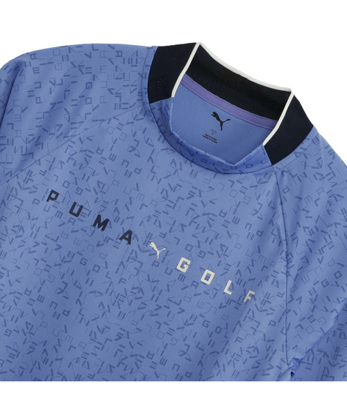 PUMA(プーマ)の「PUMA プーマ メンズ ゴルフ FOG グラフィック モックネック 長袖 シャツ(Tシャツ/カットソー・メンズ・ブラック/Off White/ブルー系その他4・SMALL/X-LARGE/XX-LARGE/LARGE/MEDIUM)」の7枚目の写真