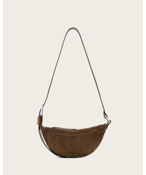 ALLSAINTS(オールセインツ)の「LUNA SUEDE CROSSBODY | LUNA スエード クロスボディ(ショルダーバッグ・レディース・ブラウン系その他・ONE SIZE)」の1枚目の写真
