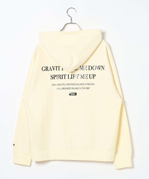 HEREIAM（ヘレイアム）の「【HEREIAM MEN】クリアスウェットポロフーディー（パーカー・メンズ・シアン/アイボリー/ブラック・LARGE/MEDIUM）」の7枚目の写真