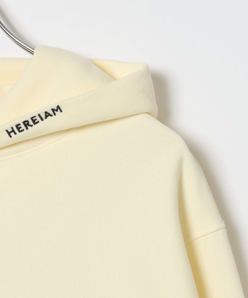 HEREIAM（ヘレイアム）の「【HEREIAM MEN】クリアスウェットポロフーディー（パーカー・メンズ・シアン/アイボリー/ブラック・LARGE/MEDIUM）」の9枚目の写真