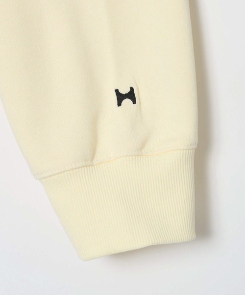 HEREIAM（ヘレイアム）の「【HEREIAM MEN】クリアスウェットポロフーディー（パーカー・メンズ・シアン/アイボリー/ブラック・LARGE/MEDIUM）」の10枚目の写真
