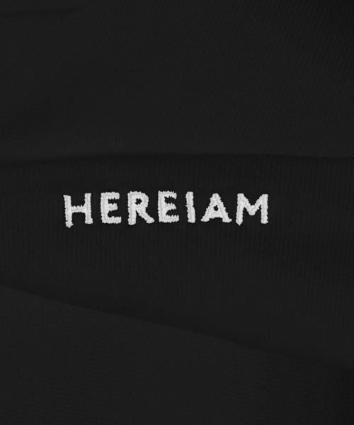 HEREIAM（ヘレイアム）の「【HEREIAM MEN】クリアスウェットポロフーディー（パーカー・メンズ・シアン/アイボリー/ブラック・LARGE/MEDIUM）」の18枚目の写真