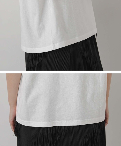 Gready Brilliant（グレディブリリアン）の「刺繍ロゴピグメントカットソー（Tシャツ/カットソー・レディース・オフホワイト/ブラウン・38）」の18枚目の写真