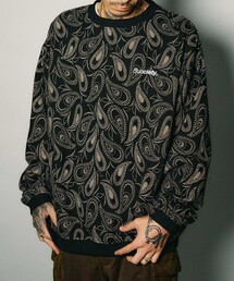 Paisley knit top