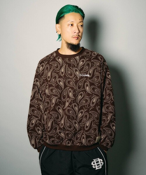 Subciety（サブサエティ）の「Paisley knit top（ニット/セーター・メンズ・ブラック・S）」の7枚目の写真