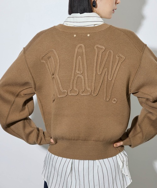 ADAM ET ROPE'（アダムエロペ）の「【サステナブル】バックロゴスウェットニット（スウェット・レディース・チャコールグレー/ピンク/キャメル・FREE）」の16枚目の写真
